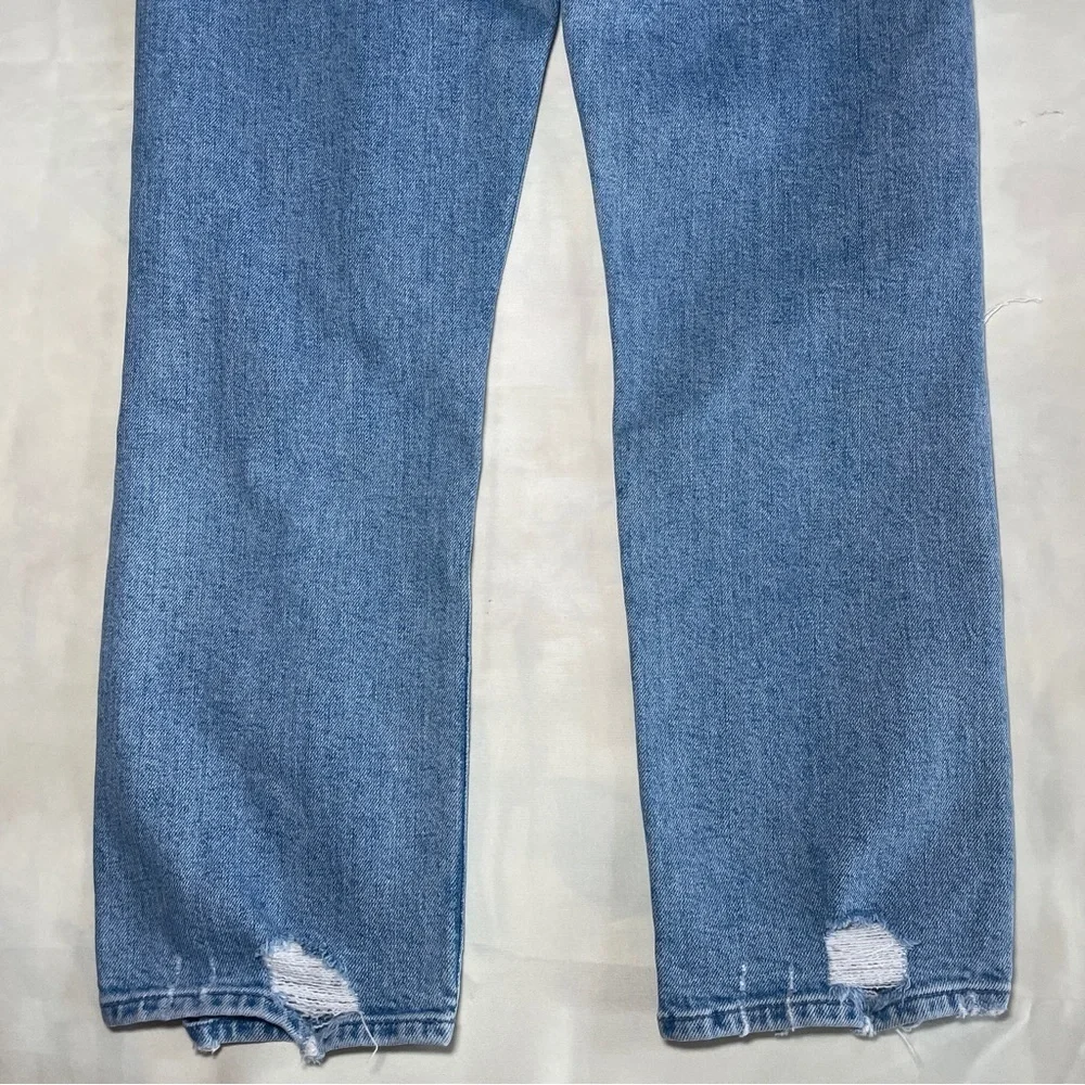 MOTHER- The Tomcat Distressed Jeans in Light Wash The Confession Size 25